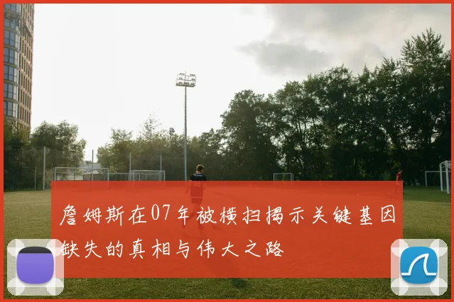 詹姆斯在07年被横扫揭示关键基因缺失的真相与伟大之路